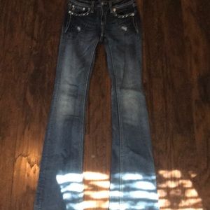 Boot cut denim jeans